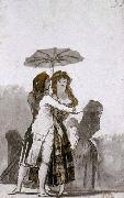 Francisco de goya y Lucientes, Couple with Parasol on the Paseo